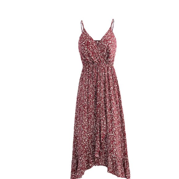 Bohemian V Neck Viscose Maxi Dress - Picture 6 of 11